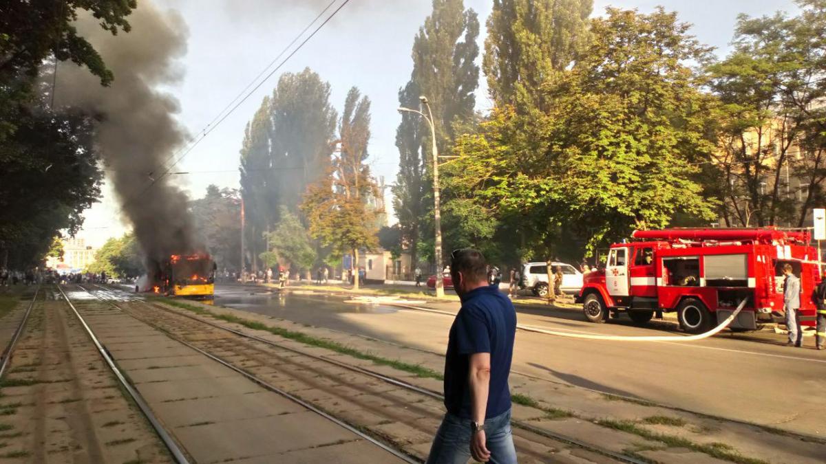 Як повідомляв УНІАН, в Києві   за кермом автобуса помер водій
