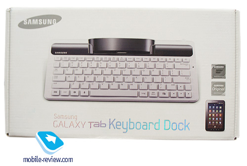Парочка аксесуарів для планшета Samsung Galaxy Tab першого покоління - клавіатура, що перетворює пристрій в нетбук, і простий непростий кредл з багатьма функціями
