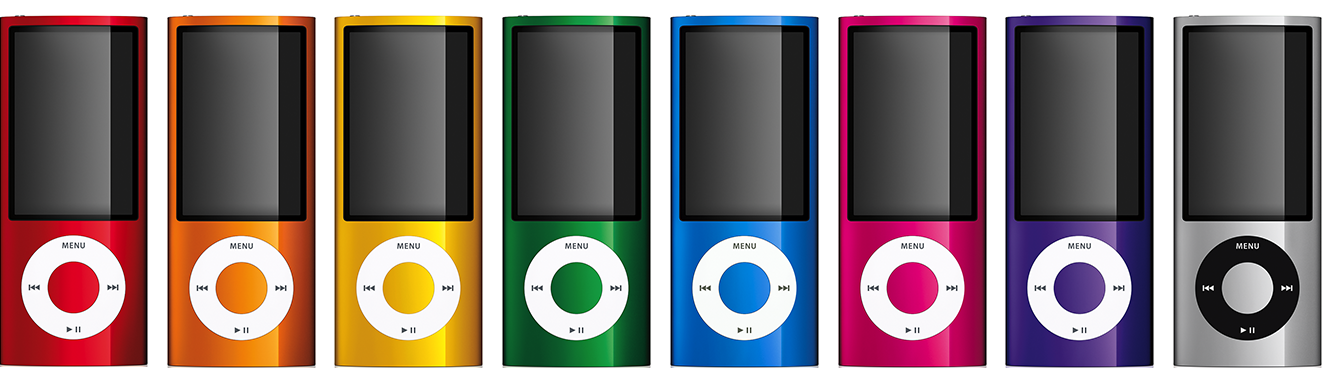 екран вище, ніж в iPod nano (4-го покоління);   покриття виконано з полірованого анодованого алюмінію;   на задній панелі вбудовані камера і мікрофон