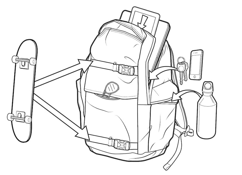 Місткість, нестандартний дизайн рюкзака, здатний доповнити образ сучасного підлітка, цікаві колірні рішення і практичність є ключовими особливостями Burton KILO PACK
